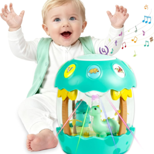 Baby Musical Light Up Toys for 12-18 Months, Tummy Time Toy