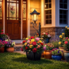 LYQYXHS 2 in 1 Outdoor Flower Pots