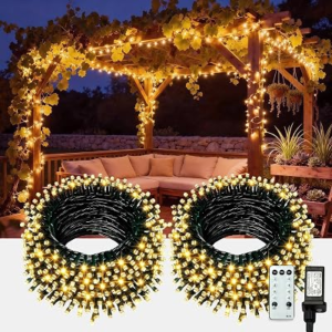 AHAWILL Warm White Christmas Lights