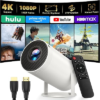 TELONIXIUM 1080P Projector with Carrying Case