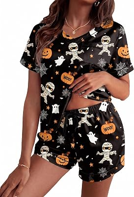 EKOUAER Womens Silk Pajama Set
