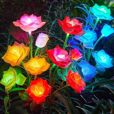 RECHOO Solar Garden Lights Outdoor
