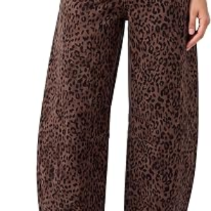 LUVAMIA Barrel Jeans