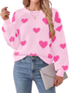 LIBSORGE Womens Heart Sweaters