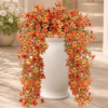 SUNNARIA 2pcs Artificial Fall Hanging Flowers