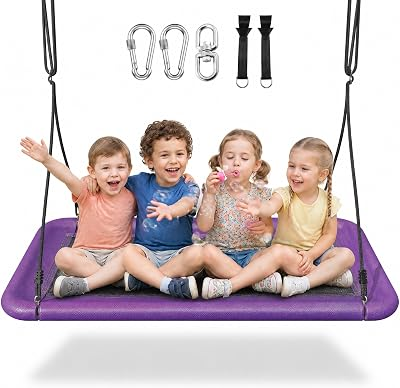 EVERYFUN 60"" Rectangle Platform Swing
