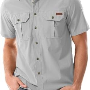 ZYVRENIX Short Sleeve Button Down Shirts