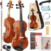 KMISE Violin 4/4 Full Size Starter Kit