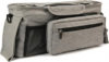Universal Stroller Organizer, 2 Insulated Cup Holders, Grey | Stroller Caddy with Detachable Phone Bag & Shoulder Strap, Fits Most Strollers Like Uppababy, Baby Jogger, New Moms Gifts