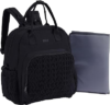 Large Capacity Diaper Bag Backpack with Insulated Pockets,Black | Allovely Large Capacity Diaper Bag Backpack with Changing Pad, Baby Travel Bag, Stroller Hooks for Moms Dads
