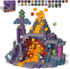 apyr aoma 200Pcs Magnetic Blocks, Magnetic Building Cubes for Kids Age 4-8