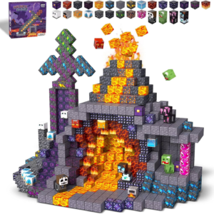 apyr aoma 200Pcs Magnetic Blocks, Magnetic Building Cubes for Kids Age 4-8