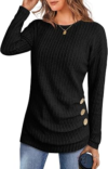 ANRABESS Womens Long Sleeve Tunic Top