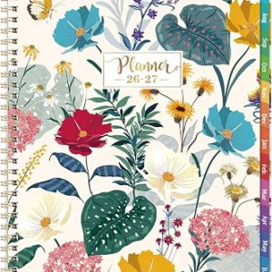Planner 2026-2027 – Academic Planner 2026-2027, July 2026 to June 2027 | Planner Weekly and Monthly, Calendar with Tabs, Twin-Wire Binding, Premium Paper, Organizer for Student Teacher, 8″ x 10″