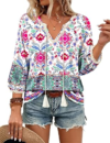 BOHOWE Womens Cotton Boho Tops
