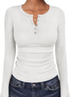 ANRABESS Womens Long Sleeve Shirts
