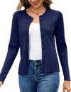 TOTATUIT Womens Crewneck Cardigan