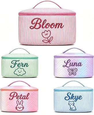 VKPOYNRO Personalized Customized Makeup Bag