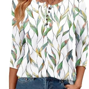 GKBK Womens 3/4 Sleeve Tops
