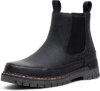 VEPOSE Womens Chelsea Ankle Round Toe Boots