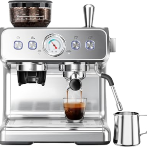 Kndko Espresso Machine with Grinder