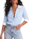 ECOWISH Womens Striped Button Down Shirt