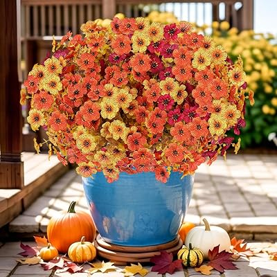 LETUOCLIPS Artificial Fall Flowers