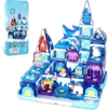 33PCS Mini Magnetic Tiles – Arctic Animals Theme Toddler Travel Essentials Set with Case, Magnetic Building Blocks Kids Games Montessori Preschool Sensory Toys for 3+ Year Old Boys Girls Gifts