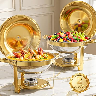 PRESGO Chafing Dishes for Buffet 2 Pack