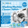 BELLALUCE 32 Pack Washing Machine Cleaner Tablets