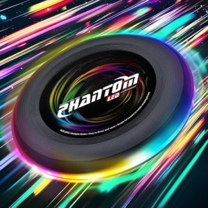 BAOMWSL Light Up Flying Disc – 16 Million Colors RGB or 35 LEDs, Ultra Bright, 13 Light Modes, Rechargeable, Waterproof, Christmas Stocking Stuffers Gift, Camping Toy for Kid/Teen/Adult, 175