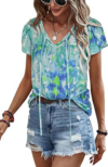 ANGASHION Women’s Floral Blouse
