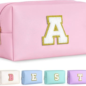 TOPEAST Initial Makeup Bag
