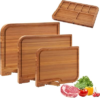 Wood Cutting Board Set