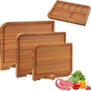 Wood Cutting Board Set