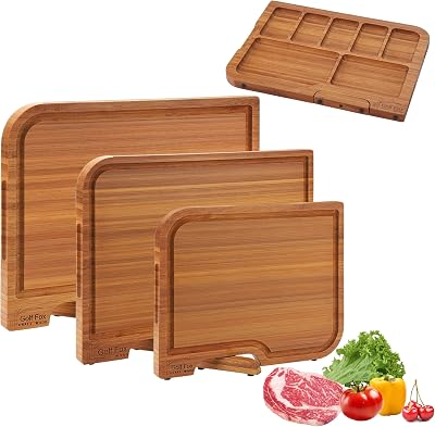 Wood Cutting Board Set