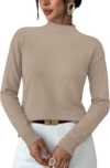 WIHOLL Mock Neck Sweaters