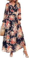 Women Floral Maxi Dress DW084