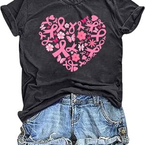 AMWIPE Women Breast Cancer Shirts