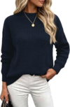 WIHOLL Womens Mock Neck Sweaters
