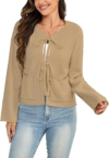 BSUBSEACH Tie Front Cardigan Sweaters