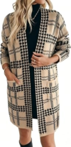 SUNNYMELODY Long Sweater Cardigan