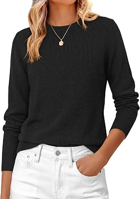 PRETTYGARDEN Womens Fall Basic Long Sleeve Sweater