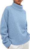 PRETTYGARDEN Turtleneck Long Sleeve Knit Sweater