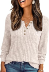 AUTOMET Long Sleeve Henley Shirts
