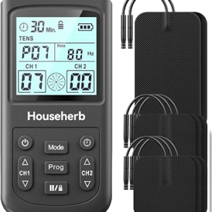 HOUSEHERB TENS Unit Muscle Stimulator for Pain Relief