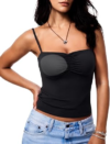 SUPERARUGOO Womens Padded Cami Tank Top