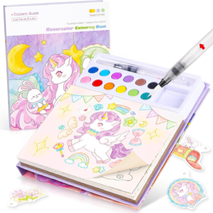 Accevo Water Painting Book for Toddlers Mess Free Unicorn Paint Set