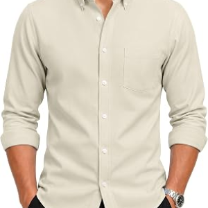 GIANZEN Mens Oxford Business Casual Shirt