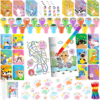 BenLouis 84Pcs Cat Coloring Set Party Favors for Kids